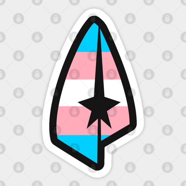 Pride Trans Treksphere Logo Sticker by Treksphere